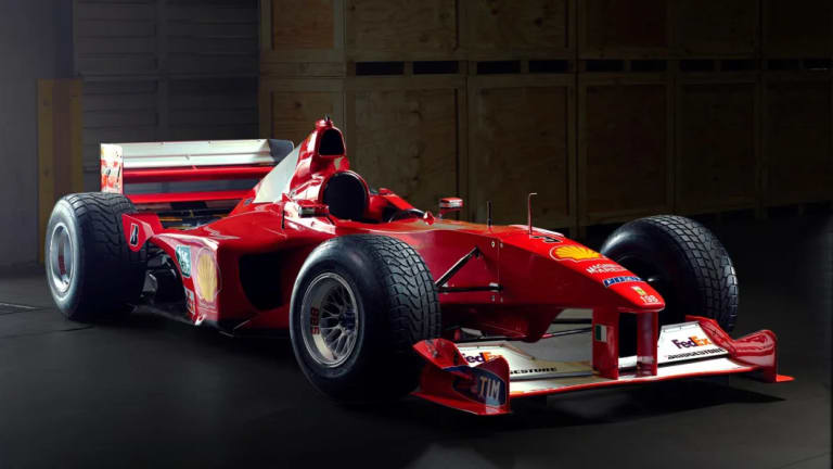 Michael Schumacher's Legendary Ferrari F1-2000 Hits The Market