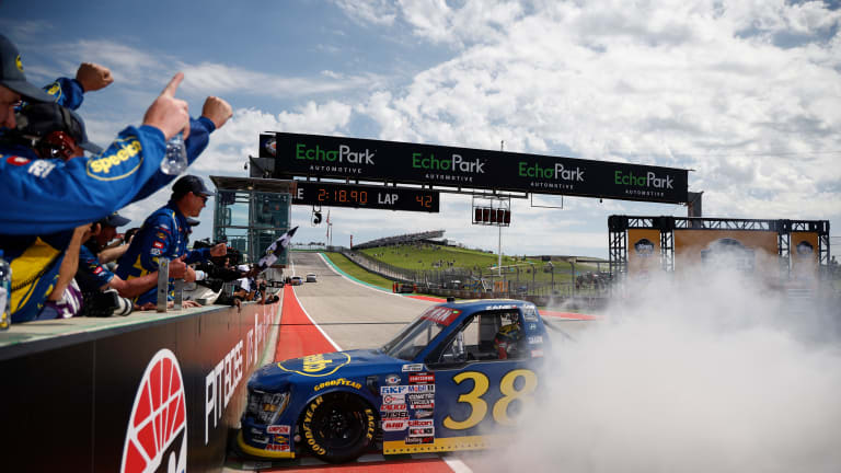 His kind of place: Zane Smith NASCAR's first multi-race winner at COTA; full stats pkg.