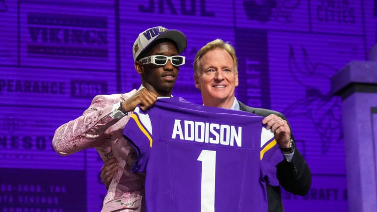Vikings' Jordan Addison told trooper he was driving 140 mph due to 'dog emergency'