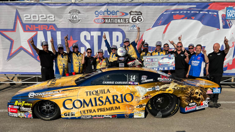 Camrie Caruso wins first NHRA Pro Stock All-Star Callout; see full Saturday results