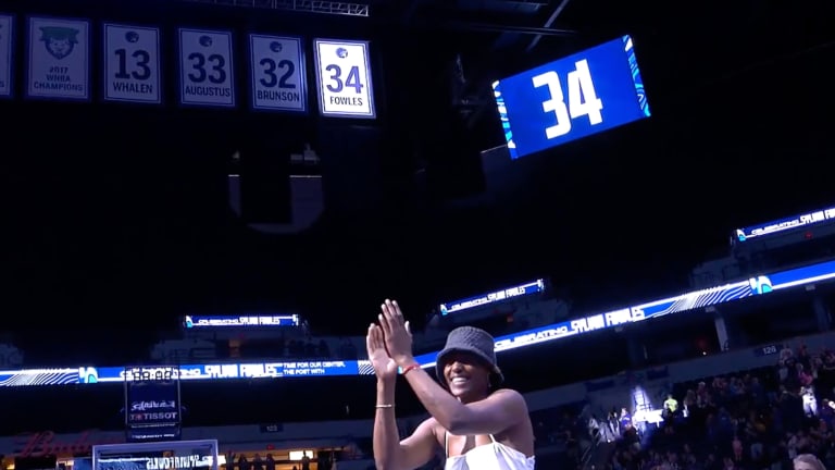 Lynx marks Sylvia Fowles jersey retirement with emotions, beatboxing, and a win