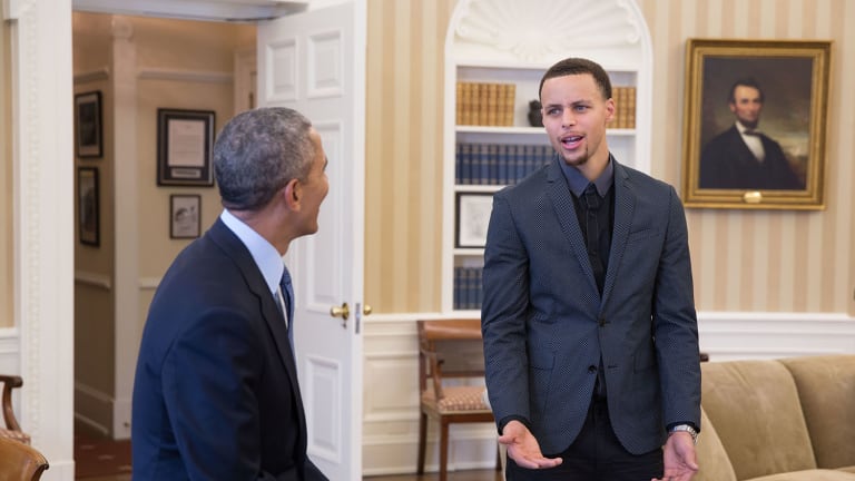 Watch: Steph Curry Receives Call From Obama After Winning Championship
