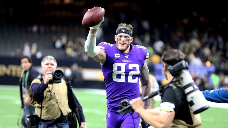 Report: Kyle Rudolph's return to Vikings 'not off the table'