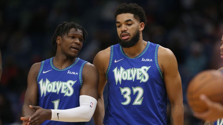 Karl-Anthony Towns says he and Anthony Edwards need to play at a 'Shaq and Kobe' level