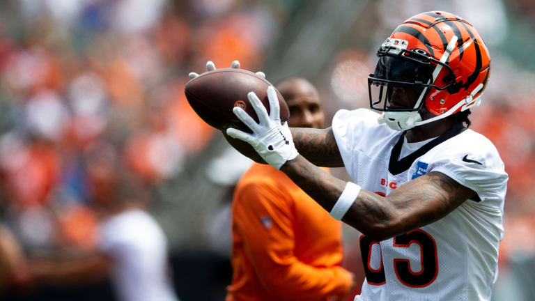 Tee Higgins Limited in Bengals’ Training Camp