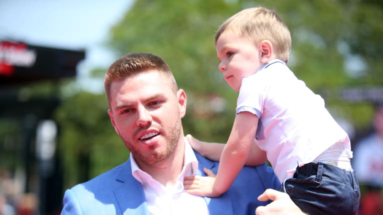 Dodger Freddie Freeman Shares Touching First Pitch Moment With His Son