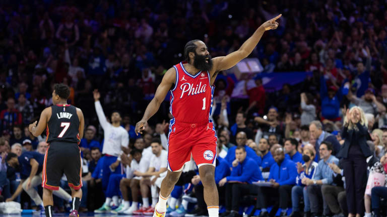 James Harden Reacts to Sixers’ Christmas Day Game vs. Knicks