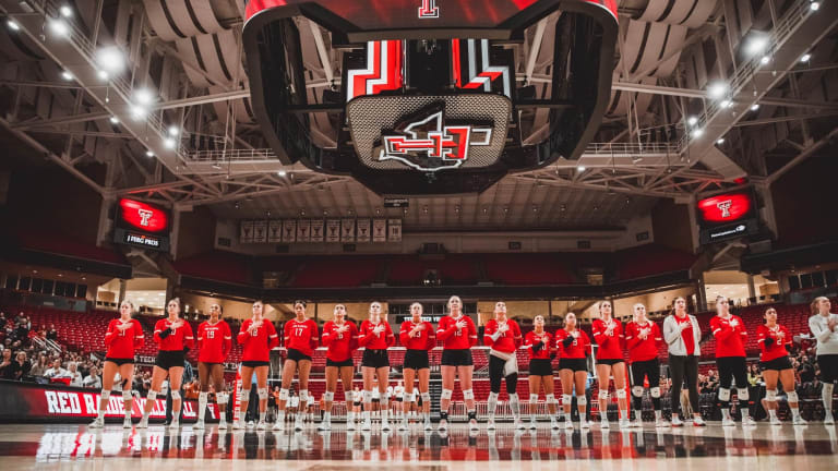 Red Raiders Volleyball Set for 3-Game Weekend Slate