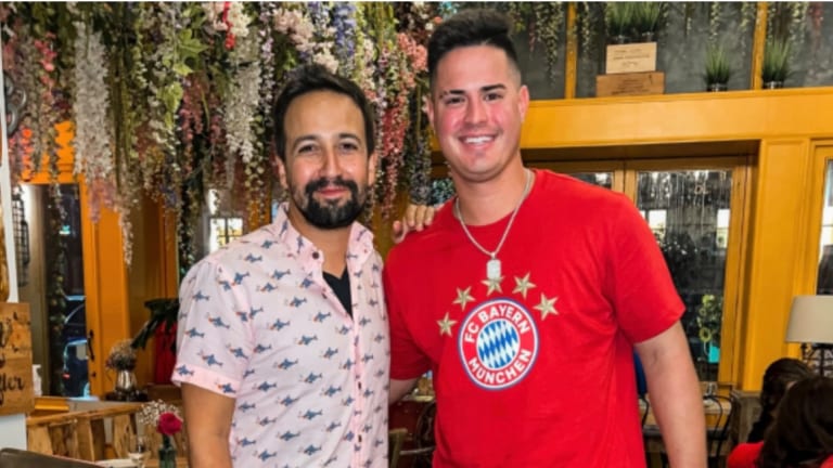 Jose Miranda meets up with his famous cousin, Lin-Manuel, in New York