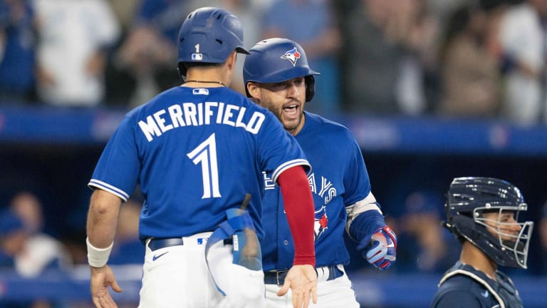 Merrifield Comes Clutch in Blue Jays' Win Over Rays