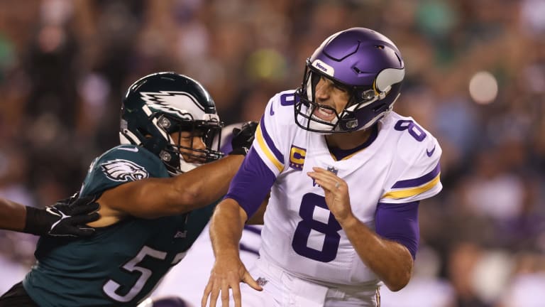 Kirk Cousins, Vikings get rocked on Monday night in Philly