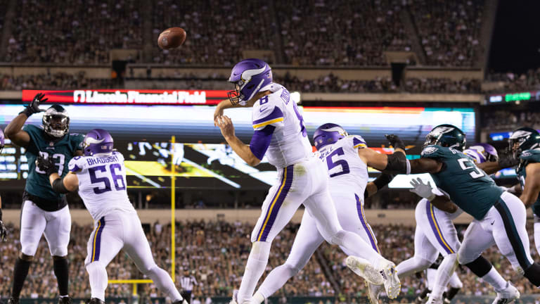 What can we learn from the numbers behind the Vikings' loss to the Eagles?