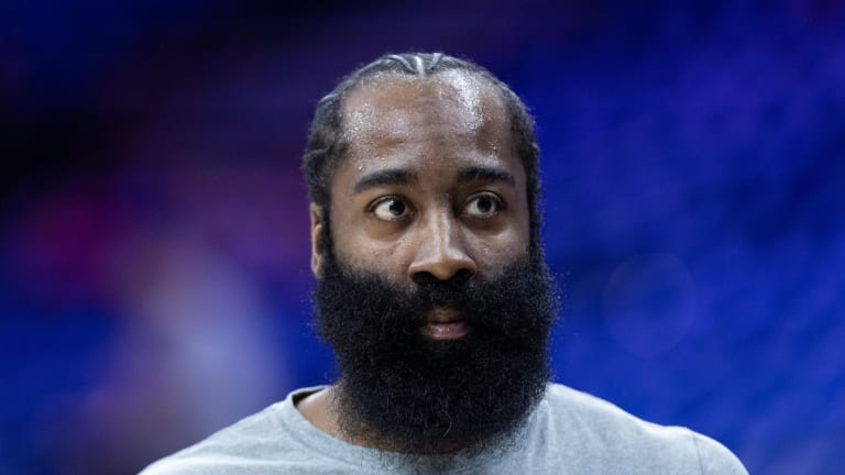 Eagles Star Convinces James Harden to Attend More Games
