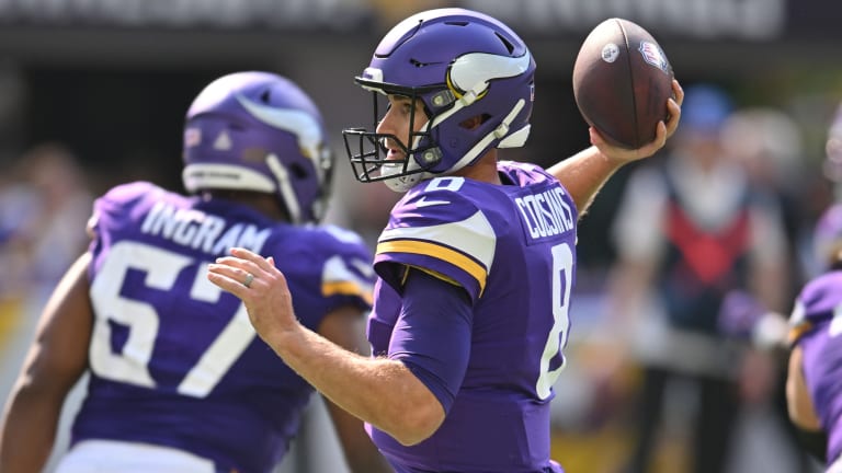 Where is the Vikings' offense and defense breaking?