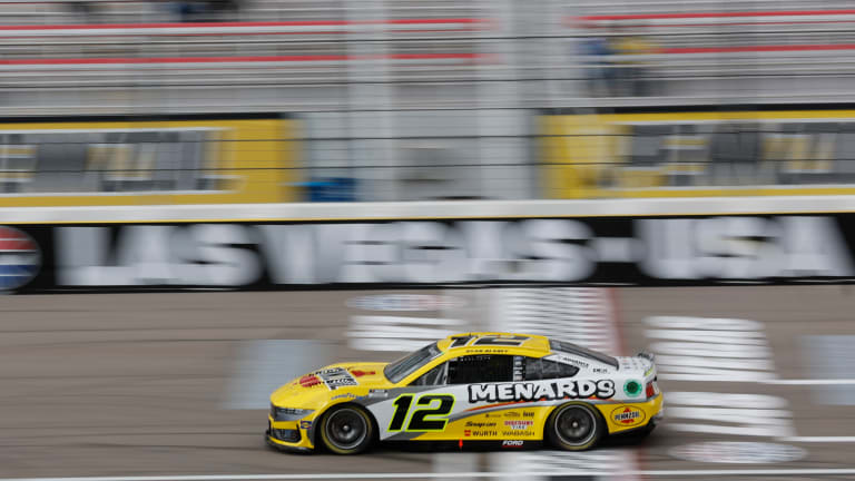 Ryan Blaney ready to go that extra mile -- uh, umm, make that extra inches -- after close Atlanta finish