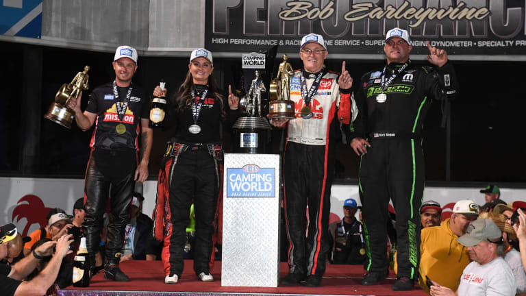 FINALLY! After 26 years, Kalitta earns 1st NHRA title; Hagan, Enders also champs (plus VIDEOS)