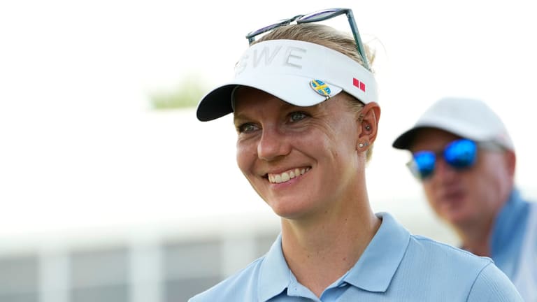 Madelene Sagstrom Leads Olympic Women's Golf after Round 1