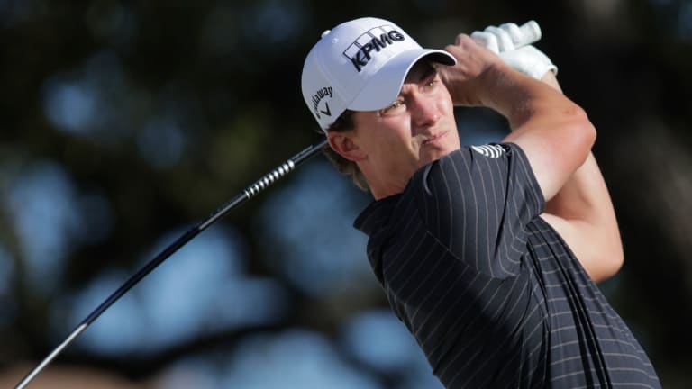 Justin Thomas Loses, Last Man in Maverick McNealy Wins in Weird Match Play Day 1