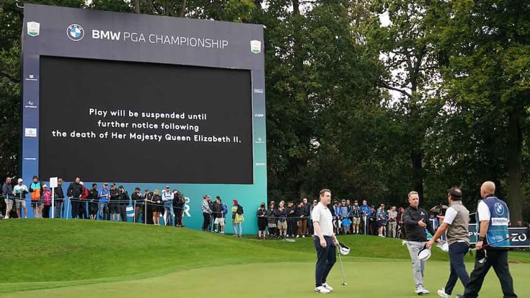 BMW PGA Championship Halts Play Following Death of Queen Elizabeth II