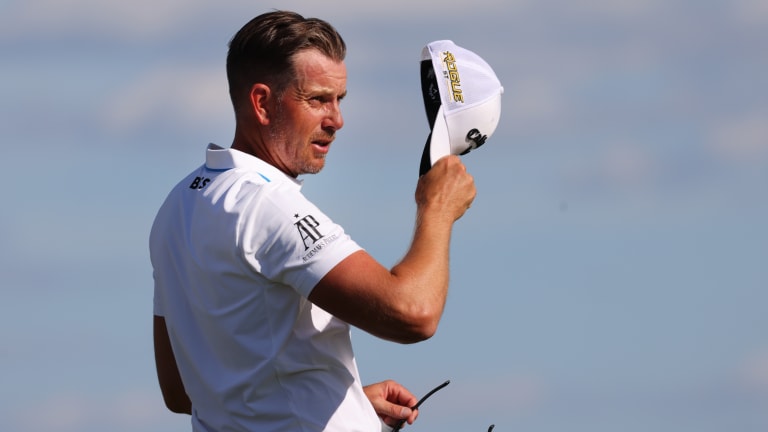 Henrik Stenson Finally Gets Some Attention for His Play, Leads at LIV Bedminster