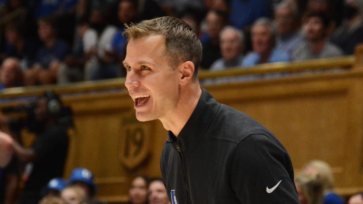 Undefeated Duke basketball head coach gets cold water bath - Sports  Illustrated Duke Blue Devils News, Analysis and More