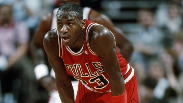 Michael Jordan during a game.