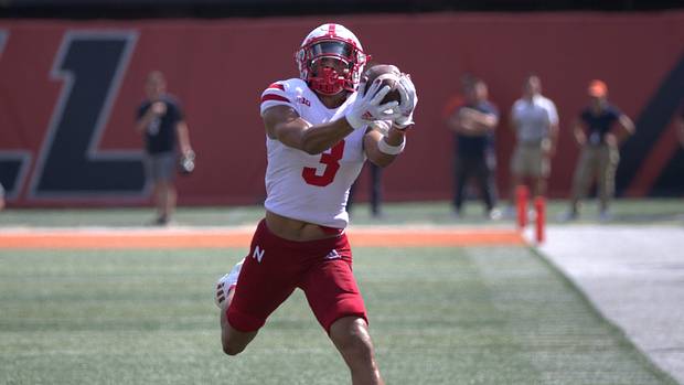 Samori Toure receiver Nebraska 2022 NFL draft
