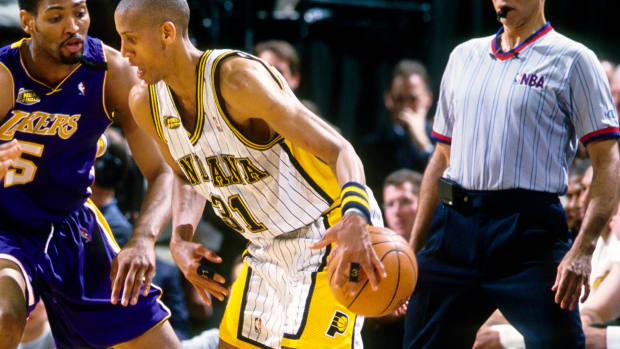 Reggie Miller Robert Horry Indiana Pacers Los Angeles Lakers NBA Finals