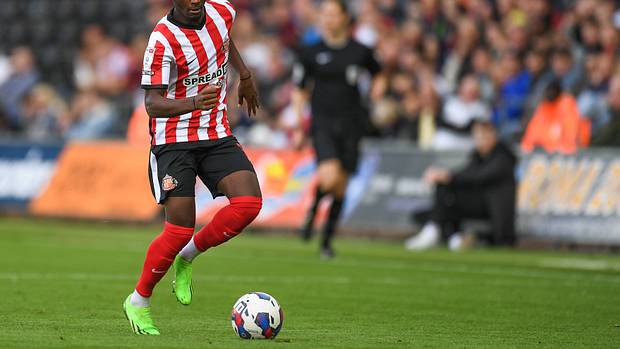 Abdoullah Ba in action for Sunderland
