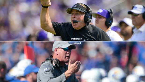 Gary Patterson and Lance Leipold NCAAF coaches