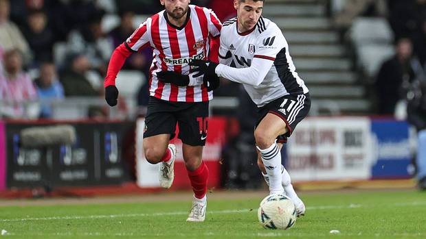 Patrick Roberts Sunderland v Fulham