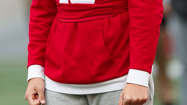 Wisconsin redshirt freshman quarterback Deacon Hill.