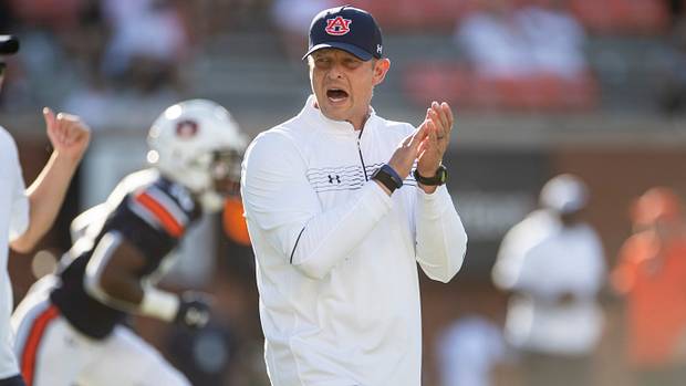 Auburn football coach Bryan Harsin