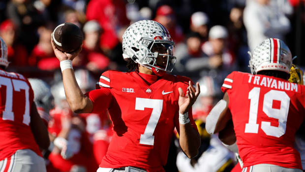 Ohio State Buckeyes quarterback CJ Stroud is considered a prime contender to be the No. 1 overall pick in the 2023 NFL Draft.