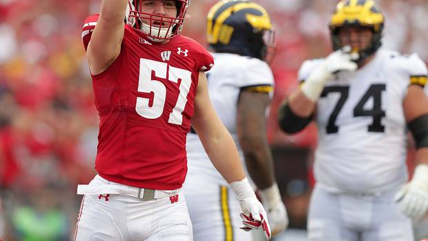 Wisconsin linebacker Jack Sanborn
