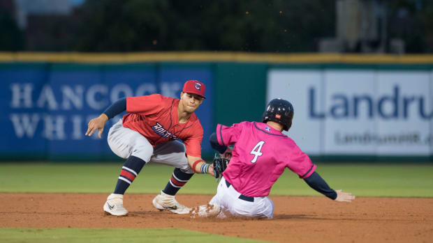 Joe Dunand plays for the Jacksonville Jumbo Shrimp but could be a Major Leaguer sooner than later.