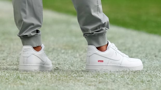 Mike McDaniel Wears Supreme x Nike Air Force 1 Shoes - Sports