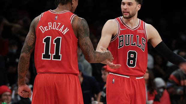 Chicago Bulls star duo of DeMar DeRozan and Zach LaVine