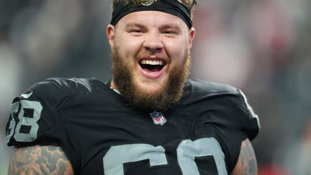 The Las Vegas Raiders will try to keep as much of their offensive line as possible.