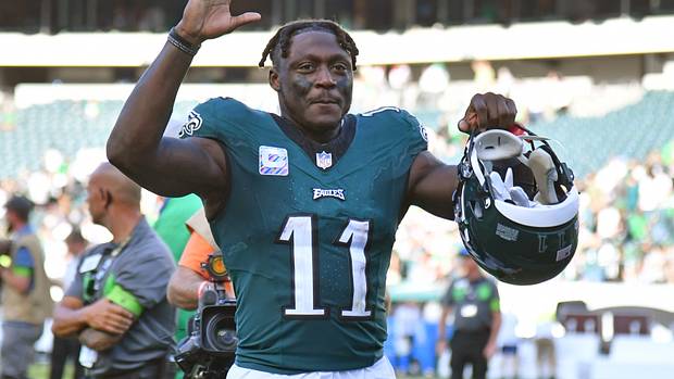 Philadelphia Eagles receiver A.J. Brown.