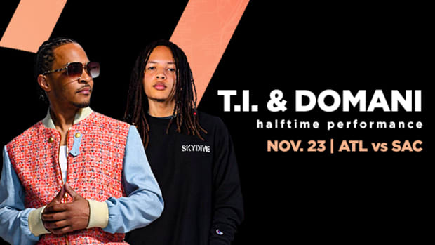 Promo poster for Hawks halftime performance.