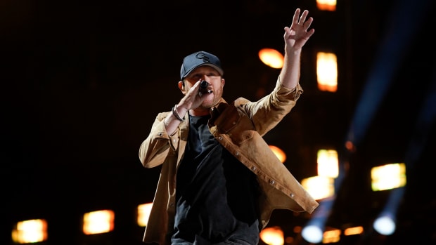 Cole Swindell performs during CMA Fest at Nissan Stadium Friday, June 10, 2022 in Nashville, Tennessee. Cma Fest Day 2 2268  
