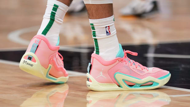 Jayson Tatum Teases 'Pink Lemonade' Jordans Ahead of Release - Sports ...