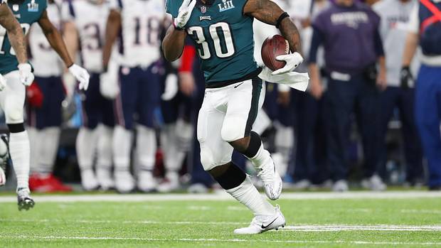 Corey Clement was a hero for the Eagles in Super Bowl LII. (Matthew Emmons/USA Today)