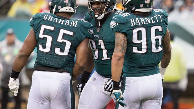 Brandon Graham, Fletcher Cox and Derek Barnett are part of a talented defense for the Philadelphia Eagles. (USA Today)