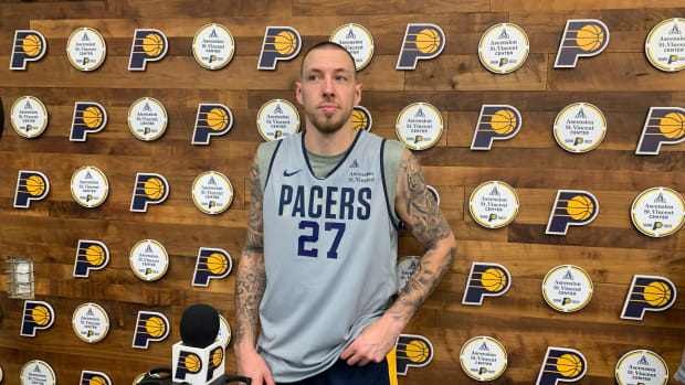 Indiana Pacers center Daniel Theis
