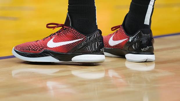 Portland Trail Blazers guard Ben McLemore wears the Nike Kobe 6 Protro 'All-Star'