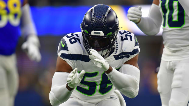 Though Pete Carroll is hoping for Jordyn Brooks to be ready for the start of the 2023 season, he's in a "race against time" recovering from a torn ACL.