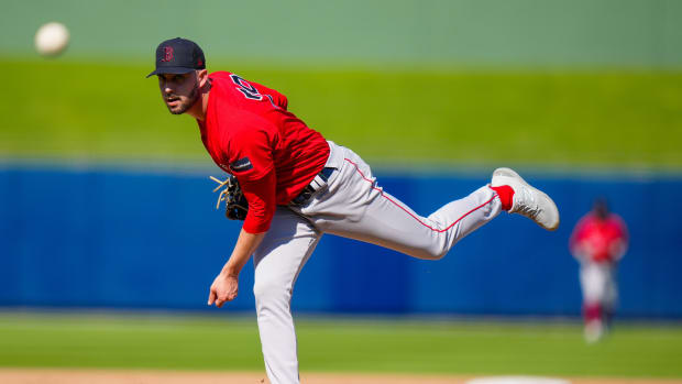 Boston Red Sox pitcher Bryan Mata