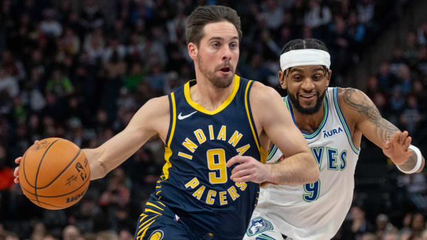 Indiana Pacers guard T.J. McConnell Minnesota Timberwolves